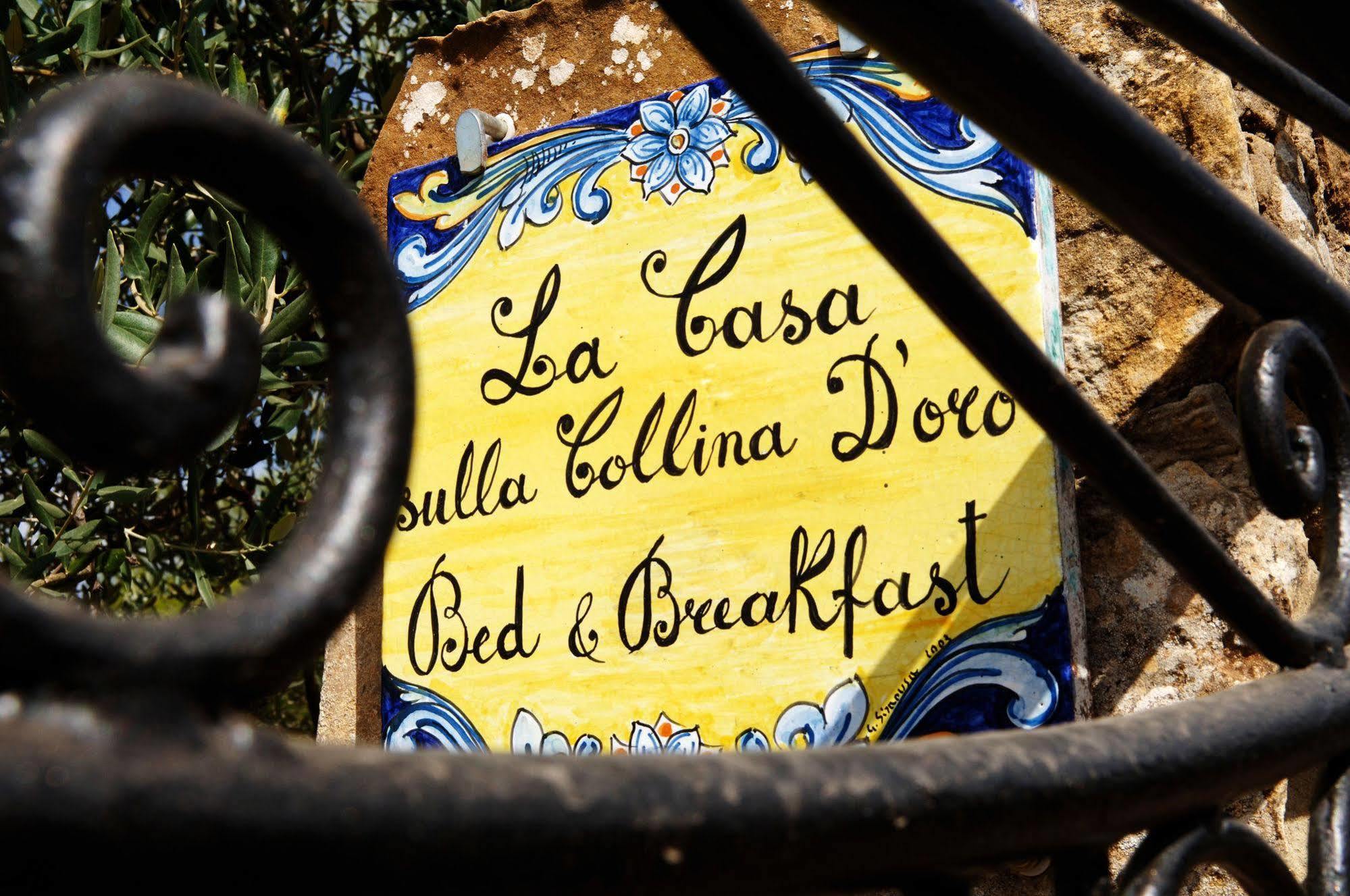 La Casa Sulla Collina D'Oro Bed and Breakfast Piazza Armerina Eksteriør billede